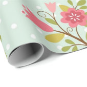 Bloempatroon Cadeaupapier (Rol Hoek)