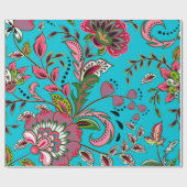 Bloempatroon Cadeaupapier (Vlak)