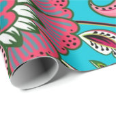 Bloempatroon Cadeaupapier (Rol Hoek)