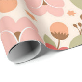 Bloempatroon Cadeaupapier (Rol Hoek)