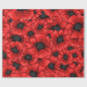 Bloempatroon Cadeaupapier (Vlak)