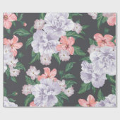 Bloempatroon Cadeaupapier (Vlak)