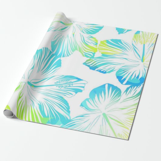Bloempatroon Cadeaupapier (Uitgerold)