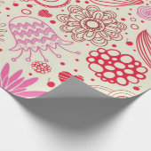 Bloempatroon Cadeaupapier (Hoek)
