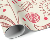 Bloempatroon Cadeaupapier (Rol Hoek)