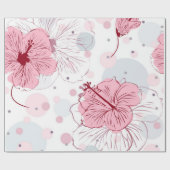 Bloempatroon Cadeaupapier (Vlak)