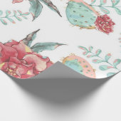 Bloempatroon Cadeaupapier (Hoek)