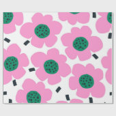 Bloempatroon Cadeaupapier (Vlak)