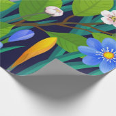 Bloempatroon Cadeaupapier (Hoek)