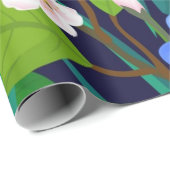 Bloempatroon Cadeaupapier (Rol Hoek)