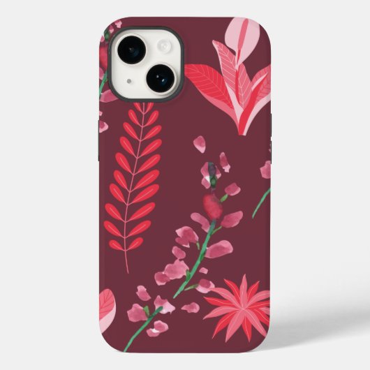 Bloempatroon. Case-Mate iPhone Case (Achterkant)
