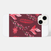 Bloempatroon. Case-Mate iPhone Case (Achterkant (horizontaal))