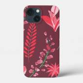 Bloempatroon. Case-Mate iPhone Case (Achterkant)