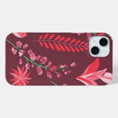 Bloempatroon. Case-Mate iPhone Case (Achterkant (horizontaal))