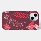 Bloempatroon. Case-Mate iPhone Case (Achterkant (horizontaal))