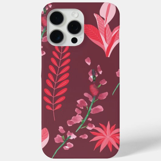 Bloempatroon. Case-Mate iPhone Case (Achterkant)