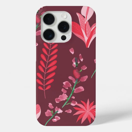 Bloempatroon. Case-Mate iPhone Case (Achterkant)