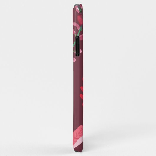 Bloempatroon. Case-Mate iPhone Case (Achterkant/rechts)