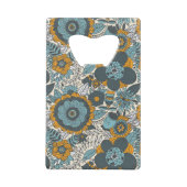 bloempatroon creditkaart flessenopener (Achterkant)