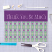  bloempatroon dank u tissuepapier (Craft)