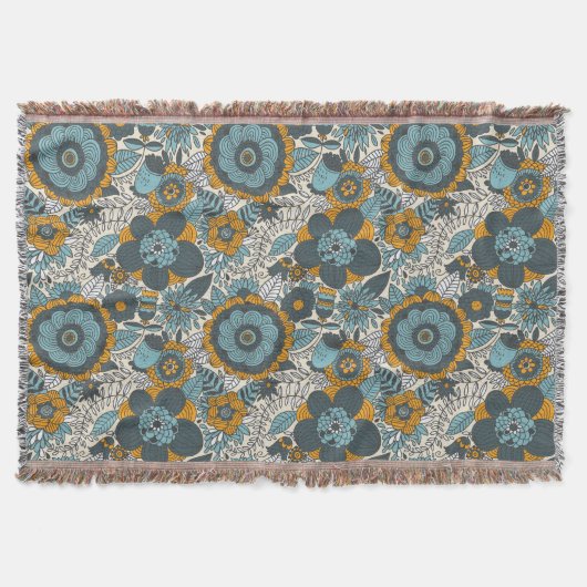  bloempatroon deken (Voorkant)