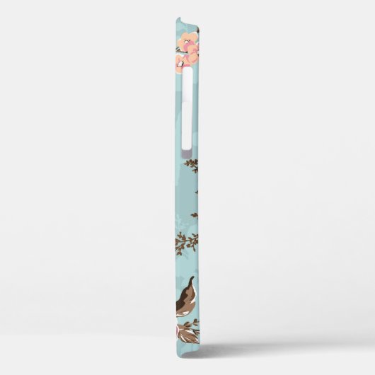 bloempatroon design textiel illustratie, achterzij Case-Mate iPhone case (Achterkant / Links)