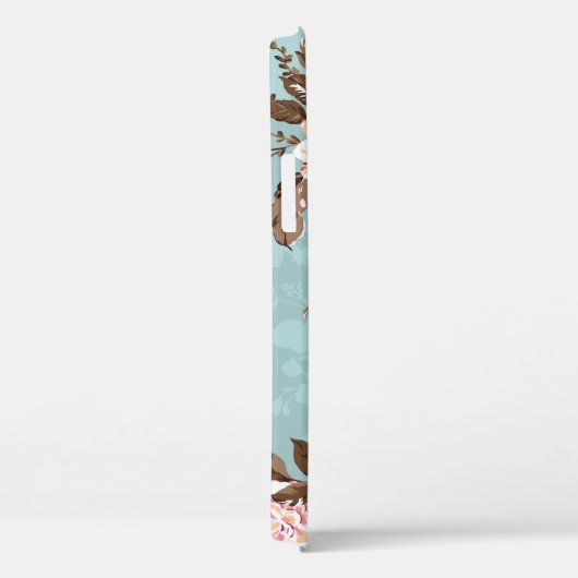 bloempatroon design textiel illustratie, achterzij Case-Mate iPhone case (Achterkant / Rechts)
