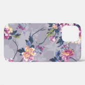 bloempatroon design textiel illustratie, bac Case-Mate iPhone case (Achterkant (horizontaal))