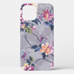 bloempatroon design textiel illustratie, bac Case-Mate iPhone case
