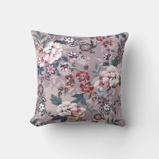 bloempatroon design textiel illustratie, desi kussen