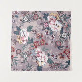 bloempatroon design textiel illustratie, desi wandkleed (Voorkant (horizontaal))