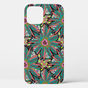bloempatroon. Doodle-stijl, lentenbloem Case-Mate iPhone Case