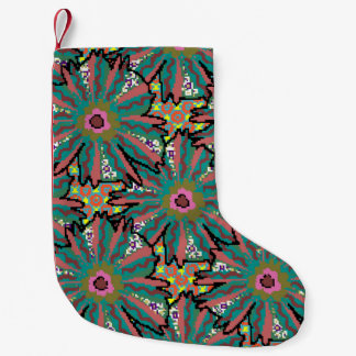 bloempatroon. Doodle-stijl, lentenbloem Kleine Kerstsok