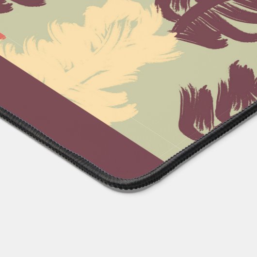 Bloempatroon Elegant Custom Bureaumat (Hoek)