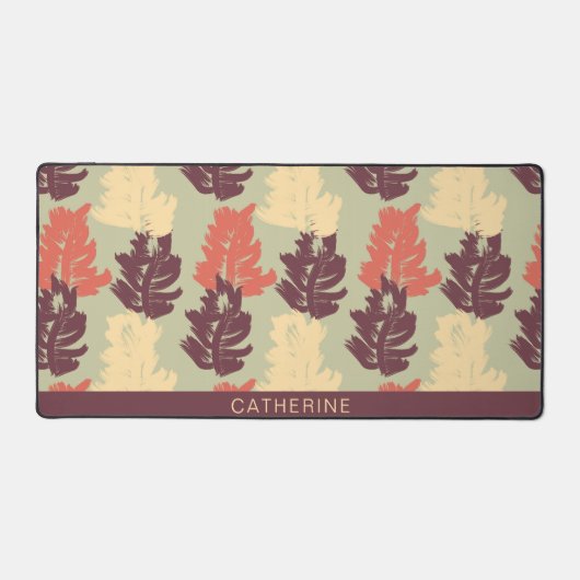 Bloempatroon Elegant Custom Bureaumat (Voorkant)