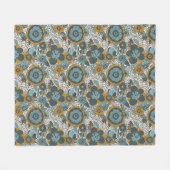  bloempatroon fleece deken (Voorkant (Horizontaal))