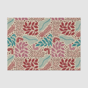 Bloempatroon Gezellig Kerst Tissuepapier