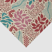 Bloempatroon  Gezellig Kerst Tissuepapier (Detail)