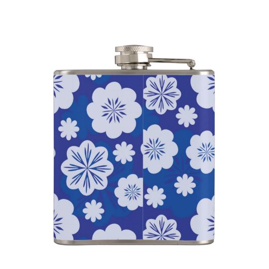 bloempatroon heupfles (Achterkant)