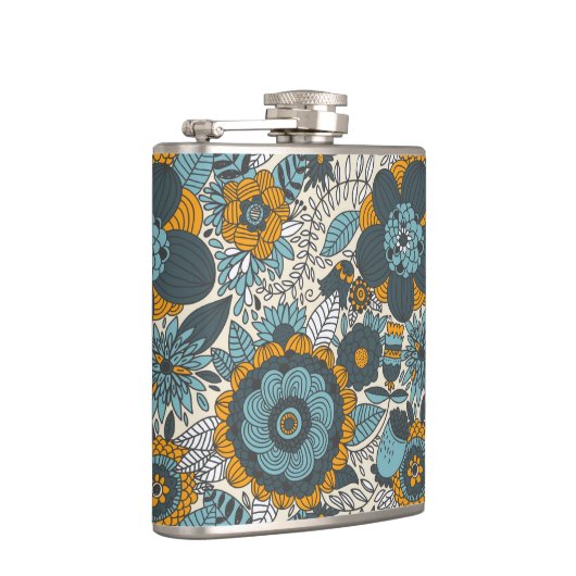  bloempatroon heupfles (Rechts)