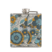  bloempatroon heupfles (Achterkant)