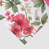 Bloempatroon Hibiscus Bloemen Tissuepapier (Detail)