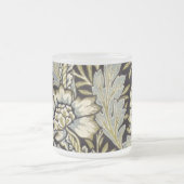  bloempatroon in Barcelona beige Matglas Koffiemok (Center)