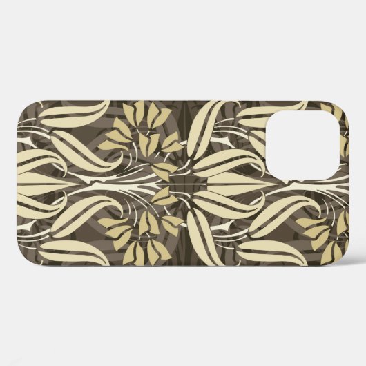 bloempatroon in moderne stijl Case-Mate iPhone case (Achterkant (horizontaal))