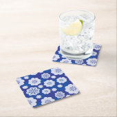 bloempatroon kartonnen onderzetters (Insitu)