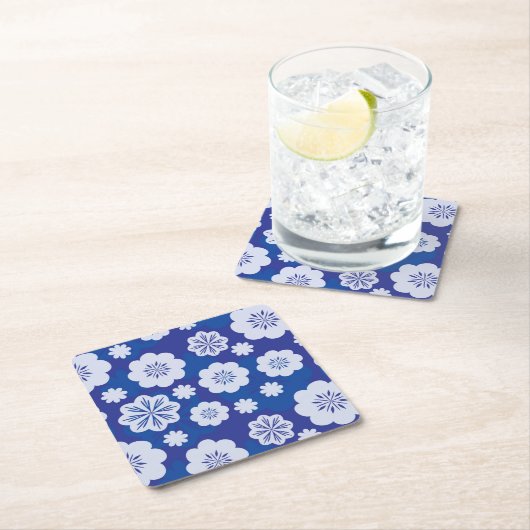 bloempatroon kartonnen onderzetters (Insitu)