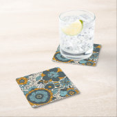 bloempatroon kartonnen onderzetters (Insitu)