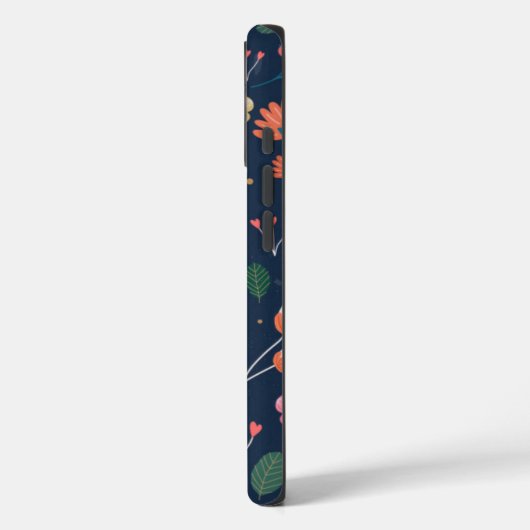 Bloempatroon kleurrijk ontwerp Case-Mate iPhone case (Achterkant / Links)