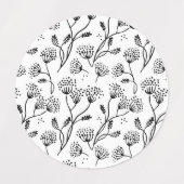 Bloempatroon Labels (Design 2)