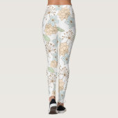 Bloempatroon Leggings (Achterkant)